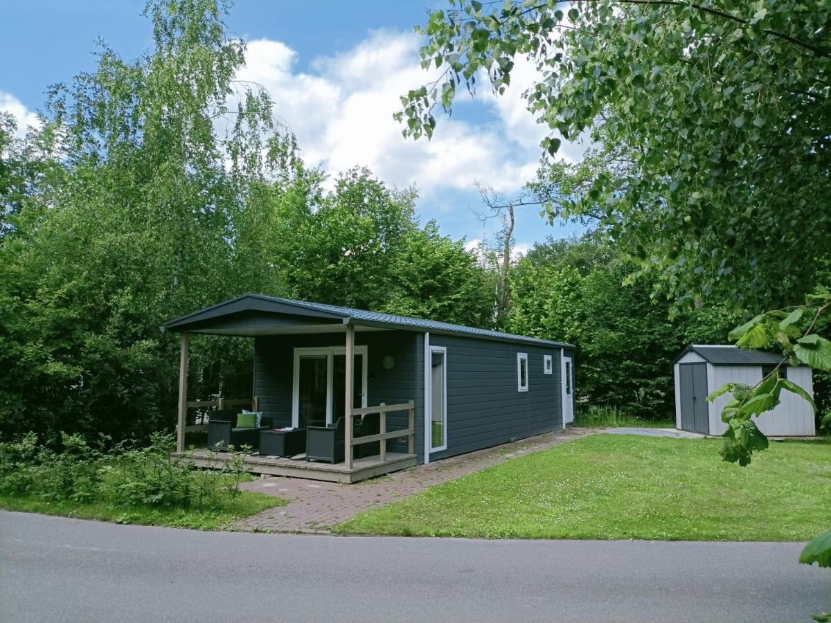 4P Chalet Tolve Met 4 Fietsen Vlakbij Natuurgebieden Drents Friese Wold, Fochteloerveen En Gevangenisdorp Veenhuizen Oosterwolde  Exterior foto